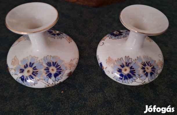 Zsolnay búzavirágos kis vázák