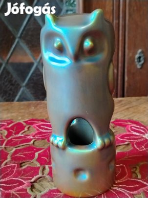 Zsolnay eozin cső bagoly