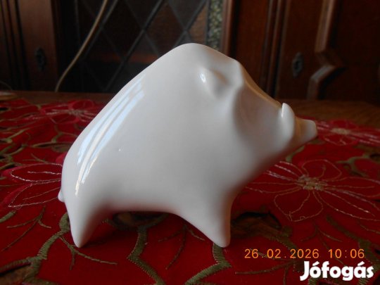Zsolnay fehér vaddisznó