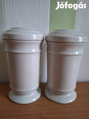 Zsolnay gyógyszertári tégely