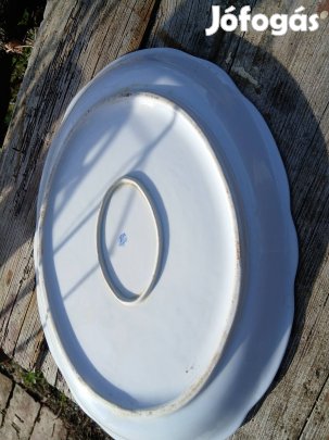 Zsolnay húsos, gránit pogácsás tál eladó