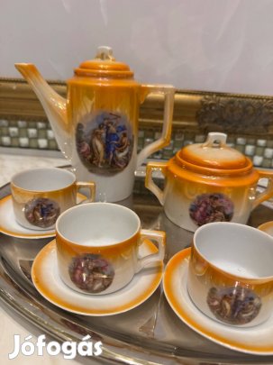 Zsolnay kávés/ teás 4 db os készlet