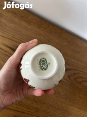 Zsolnay kézzel festett mini váza - hibátlan