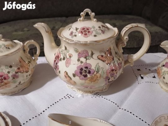 Zsolnay pillangós teáskészlet