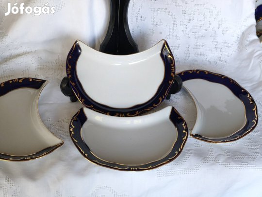 Zsolnay pompadour csontos tálk