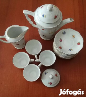 Zsolnay porcelán Kávéskészlet Pótlásra!