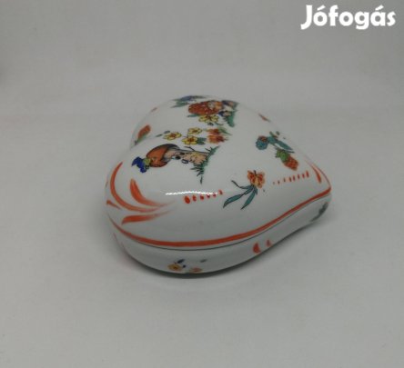 Zsolnay porcelán Szív Alakú Bonbonier "Ritka"!