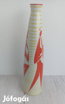 Zsolnay porcelán Török János jazz váza!