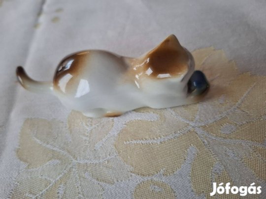 Zsolnay porcelán cica eladó