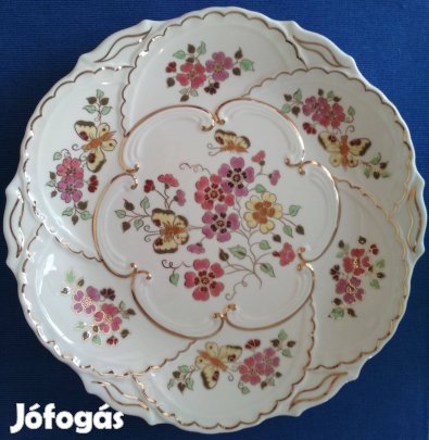 Zsolnay porcelán dísztál