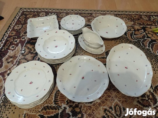 Zsolnay porcelán étkészlet