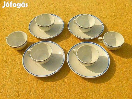 Zsolnay porcelán kávés készlet - (Jelzett)