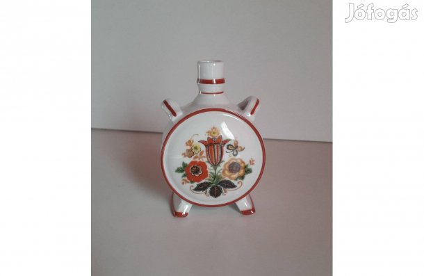 Zsolnay porcelán kulacs 10*7 cm hibátlan