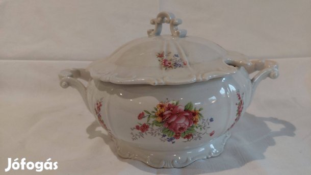 Zsolnay porcelán leveses tál