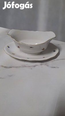 Zsolnay porcelán mártásos tál