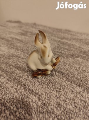 Zsolnay porcelán nyúl nyuszi
