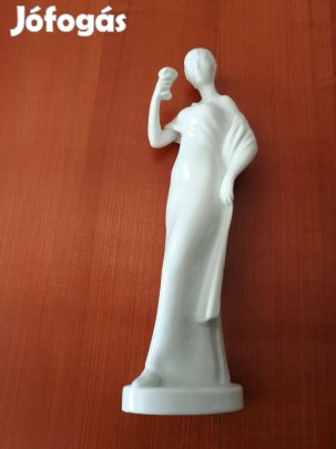 Zsolnay porcelán stólás nő "Ritka"!