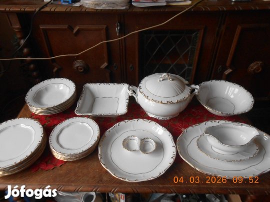 Zsolnay stafír étkészlet