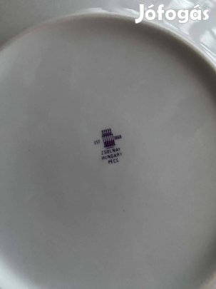 Zsolnay tányér 1db