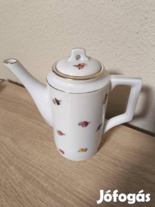 Zsolnay teás-kávés kancsó, kancsó, porcelán, Zsolnay