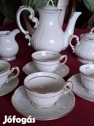 Zsolnay tollazott kávéskészlet