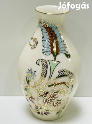 Zsolnay türkiz mintás váza