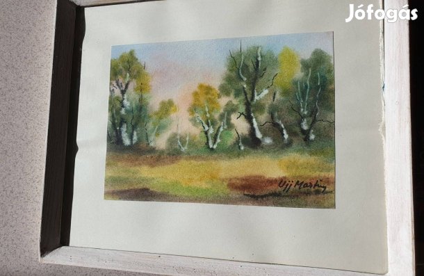 Zsűrizett Nagybányai vízfestmény tájkép