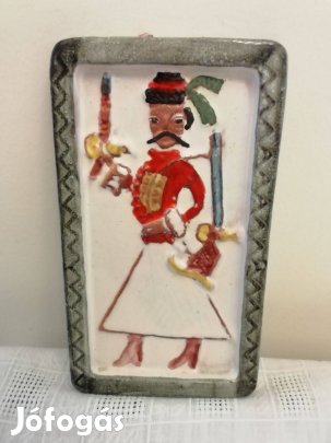 Zsűrizett, Gál Béla keramikus művész kerámia népművészeti falitányér