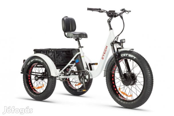 Ztech 80 Három Kerekű Elektromos Kerékpár Bicikli Tricikli Líthium Ion