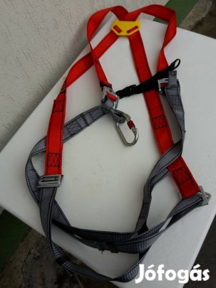 Zuhanásgátlóhoz testheveder 2db. energiaelnyelővel, ajándék mv. sisak