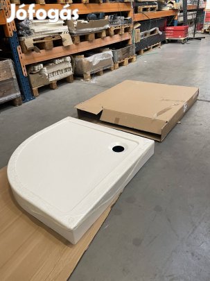 Zuhany tálca íves új 90x90 cm 30.000Ft