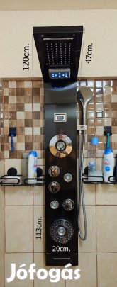 Zuhanyfal masszázs funkicióval