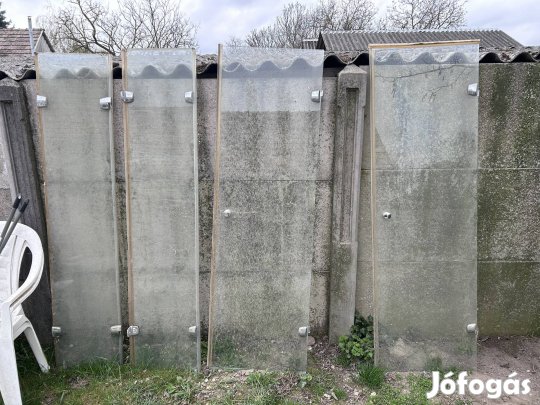 Zuhanykabin edzett üveg