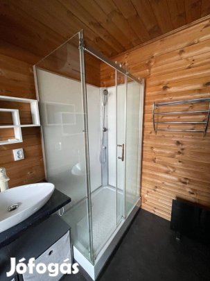 Zuhanykabin komplett zuhanypanellal, tálcával