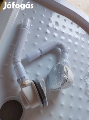 Zuhanytálca, javított, 90-es, negyed kör