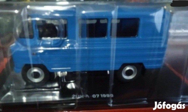 Zuk A-07 kék "lengyel soros" kisauto modell 1/24 Eladó