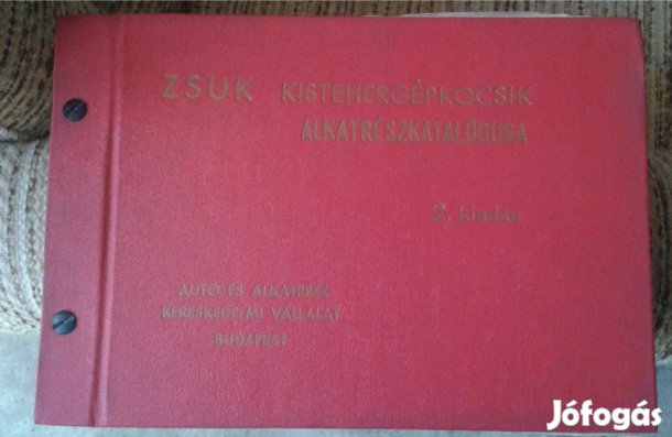 Zuk alkatrészkatológus eladó !