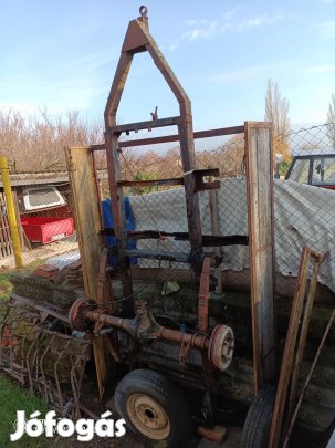 Zuk plató híd kerék, egytengelyes pótkocsi