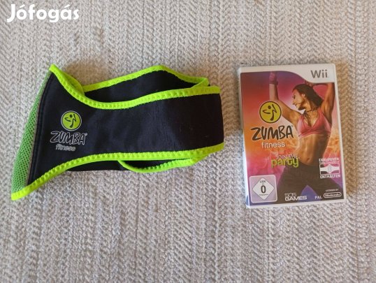 Zumba Fitness + zumba öv eredeti Nintendo Wii játék