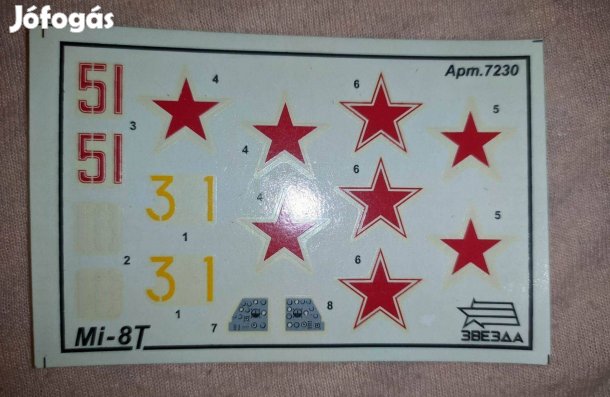 Zvezda Mi-8 matricaszett 1:72