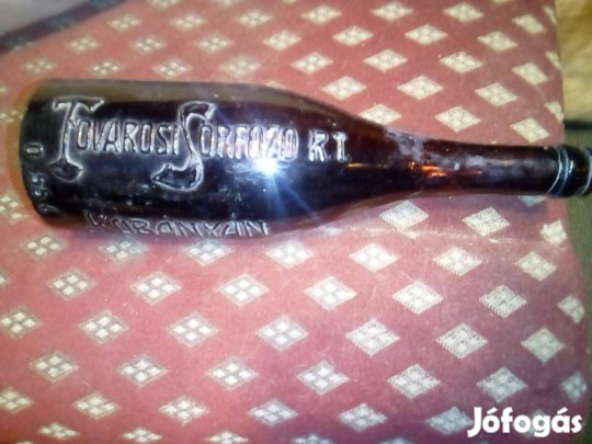 Zwack likőrösüveg, Szövetkezeti Áru Fővárosi sörfőző üveg egytételben