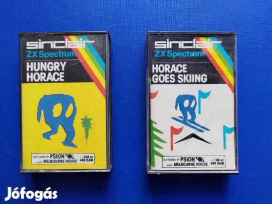 Zx Spectrum kazetta - Hungry Horace és Horace Goes Skiing