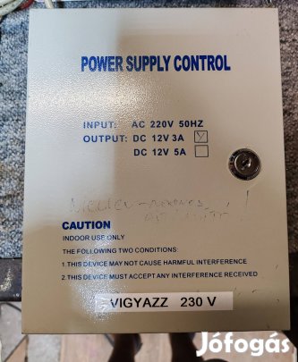 12v 3A tápegység