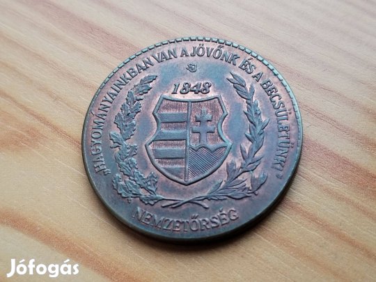 "1848-as alapítása Nemzetörség Hajdúszoboszló" Ritka szép e