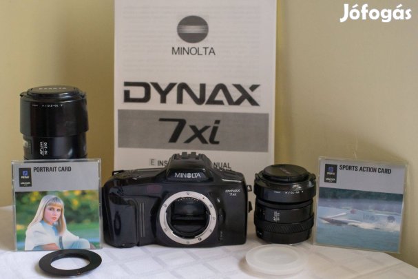 Minolta Dynax 7xi komplett anal g f nyk pez g p szett