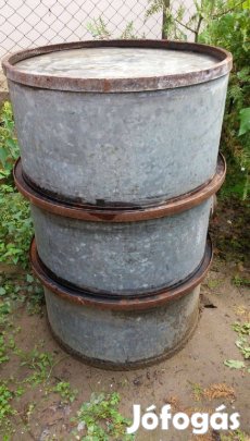 (200 Liter) horgany hordó acél abroncsokkal erősített eladó