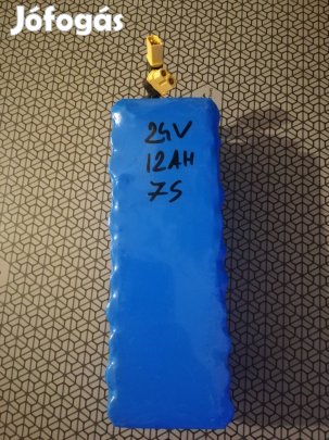 24V 12Ah roller, kerékpár akku, akkumulátor. 