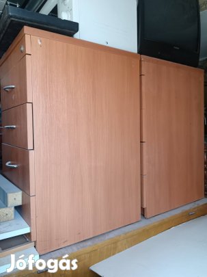 2 db Irodai konténer / fiókos kisszekrény 