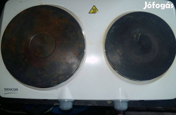 (3) 3/5 Rezsó dupla, elektromos. -