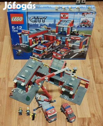 Lego city caserne de pompiers 7945 - Lego